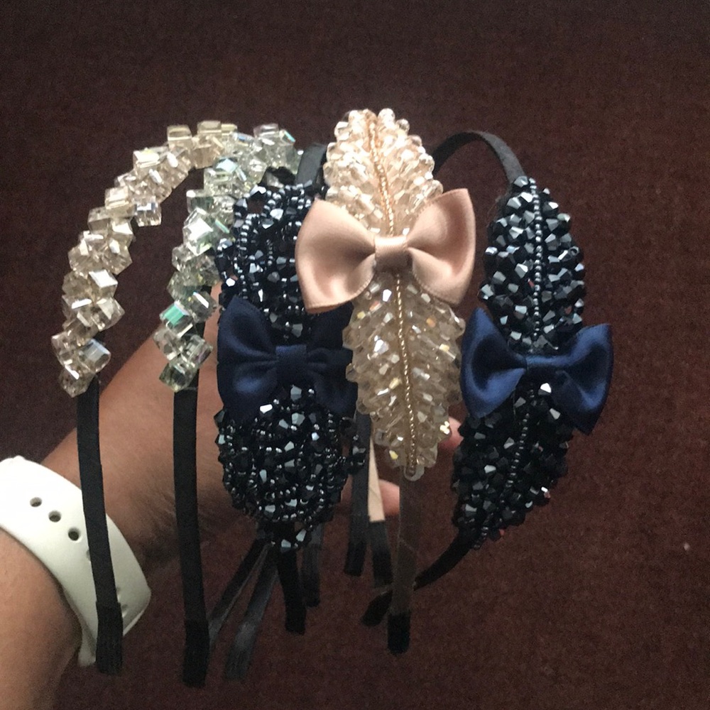 Girls crystal head bands